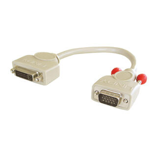 Lindy Adapter DVI-I - VGA Overgang DVI-I Female - HD15 Male
